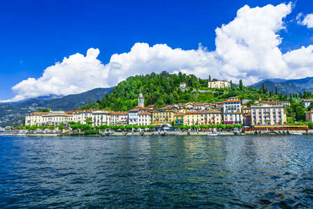 Bellagio town - Lake Como, norh of Italyの写真素材