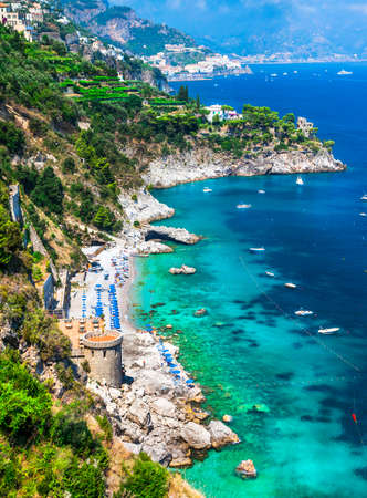 pictorial Amalfi coast, Italyの写真素材