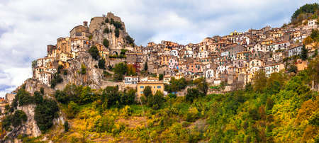 Cervara di Roma - medieval village (borgo) Italyのeditorial素材