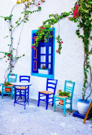 Old streets of Greece, Kos island.artistic picture.の写真素材