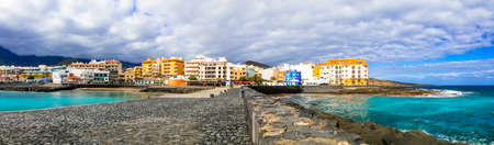 Impressive Puertito de Guimar, panoramic view, Tenerife, Spain.の写真素材