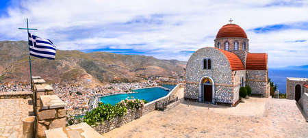 Traditional little church in Kalymnos island, Greece.