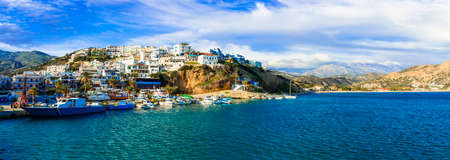 Beautiful Agia Galini village, Crete island, Greece.のeditorial素材