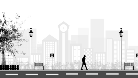 vector flat design buildings pictograms, illustrationの写真素材