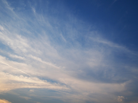 Clouds in the blue sky, Thailandの写真素材