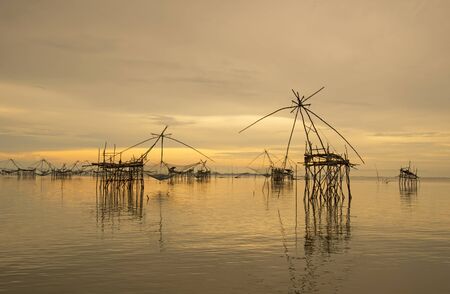 Landscape sunrise time from phattalung prefecture , Thailand