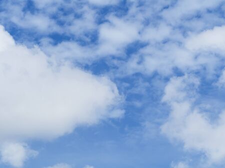 Clouds in the blue sky, Thailandの写真素材