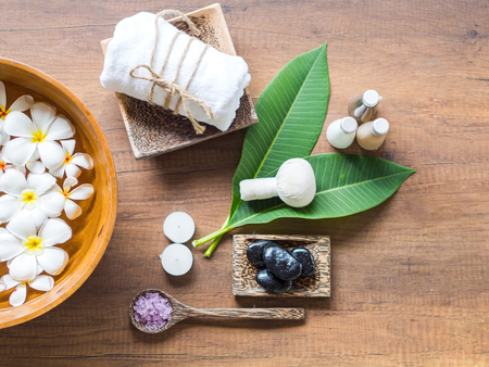 Spa treatment and product for female feet spa, Thailand. soft and select focusの写真素材