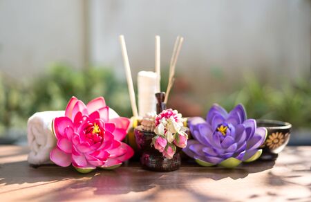 Spa treatment and massage, Thailand, soft and select focusの写真素材