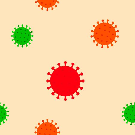 Image of virus for background Coronavirus covid-19のイラスト素材