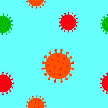 Image of virus for background Coronavirus covid-19のイラスト素材