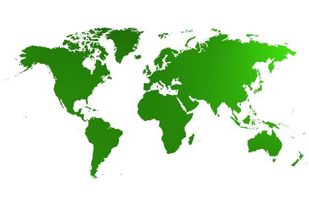 Global world map with different shades of color,の写真素材