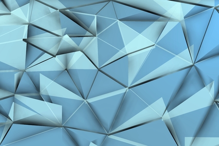 SOFT BLUE TEXTURE WITH TRIANGULAR SHAPES AND 3D SHADOWS