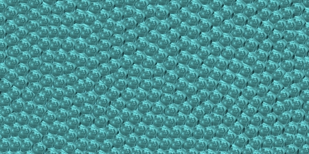 Bright blue background with blue pearls