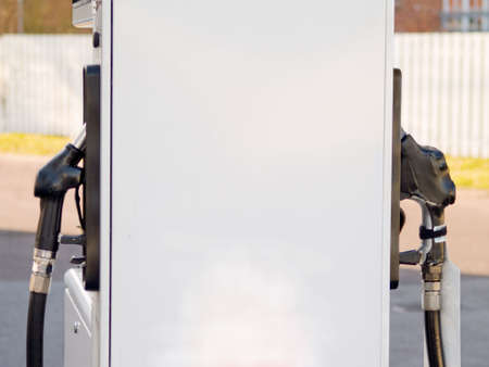 Service Station - Diesel Fuel nozzle with copy spaceの写真素材