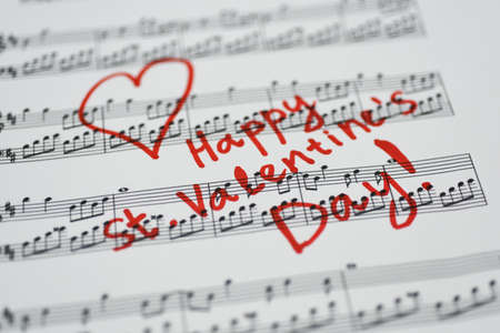 Happy st. Valentines day.の写真素材