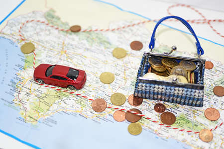 Traveling money spending.の写真素材