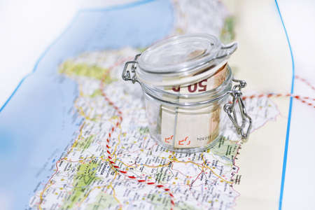 Traveling money spending.の写真素材