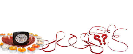 Abstract idea of Valentine day. What to do - that is a question.