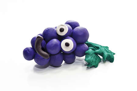 Fruits from plasticine.の写真素材