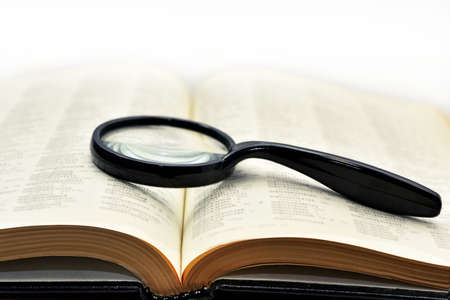 Old books with pen. Isolated documents on white background.の写真素材