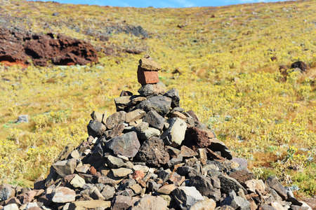 A bunch of stones in the Madeira Mountains.