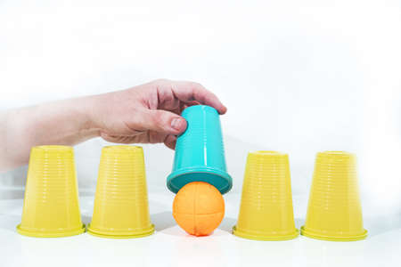 Abstract photo of winning something. Lucky game, lottery, success in business.の写真素材