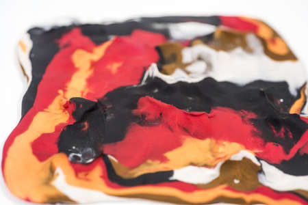High quality 3d background. Abstract background with fingerprints made from Play Clay. Mosaic...