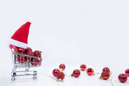 Christmas ornament on whiteの写真素材