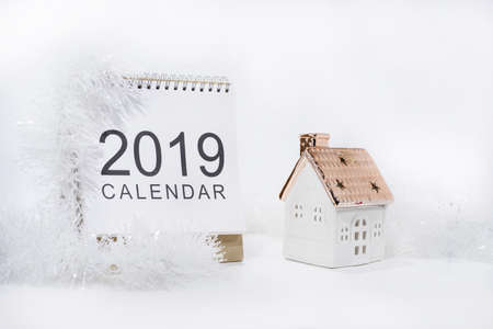 Christmas decoration on white
