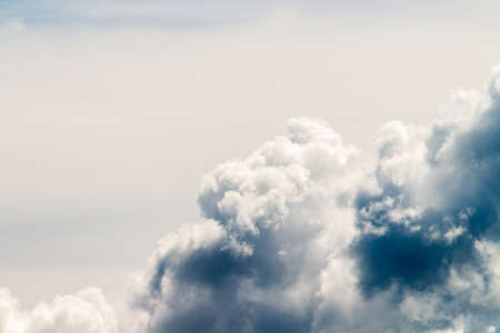 colorful dramatic sky with cloud at sunsetの写真素材