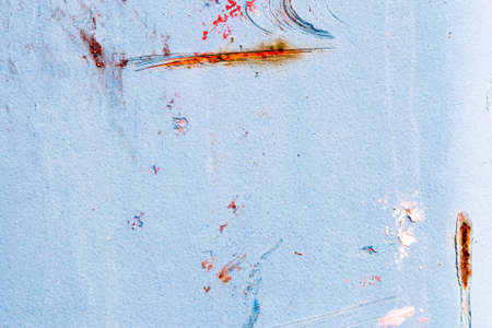 A background of peeling paint and rusty old metalの写真素材