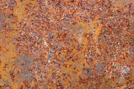 A background of peeling paint and rusty old metal