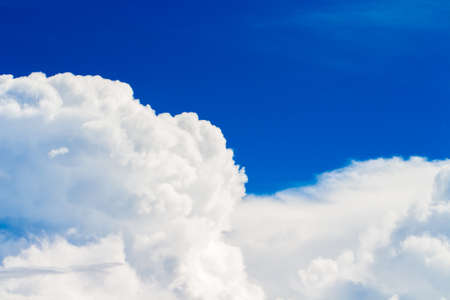 colorful dramatic sky with cloud at sunsetの写真素材