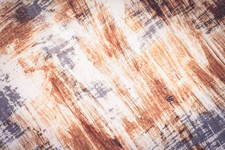 A background of peeling paint and rusty old metalの写真素材
