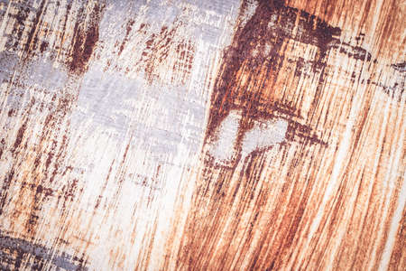 A background of peeling paint and rusty old metalの写真素材