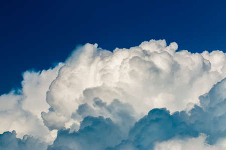 colorful dramatic sky with cloud at sunsetの写真素材