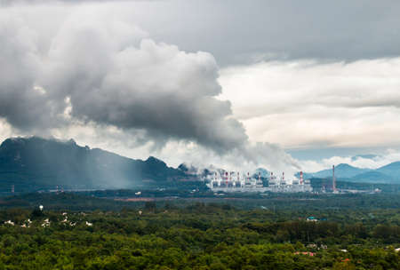 Coal power plant, Mae Moh Power Plant, Lampang, Thailandの写真素材