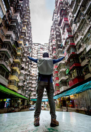 Travel to Hong Kong. Magnificent building