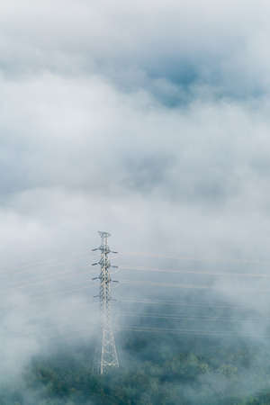 high voltage electrical pole structure