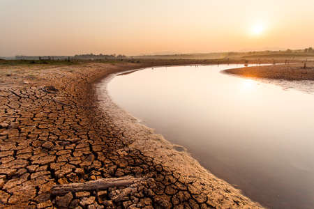 Cracked dry land without water.Abstract background.