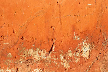 Orange concrete wall texture
