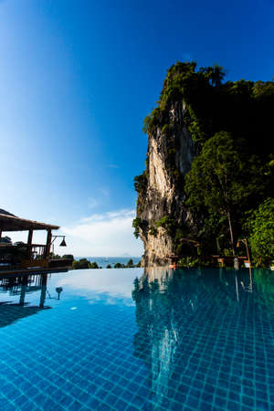 swimming pool looking at view