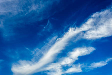 colorful dramatic sky with cloud at sunset.の写真素材