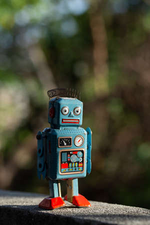 retro robot toy