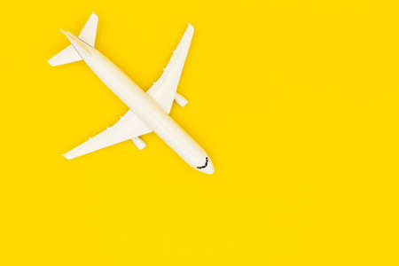 Model plane,airplane on pastel color background