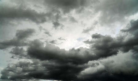 thunder storm sky Rain cloudsの写真素材