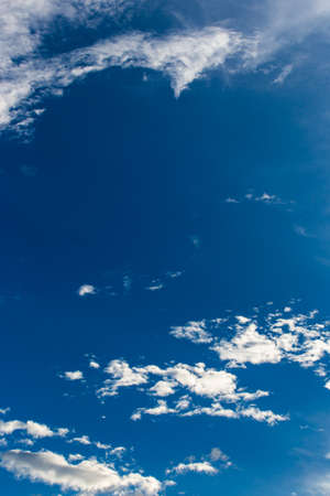 colorful dramatic sky with cloud at sunset.の写真素材