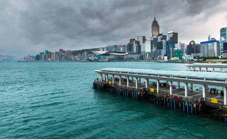 Hong Kong Skyline Kowloon from Fei Ngo Shan hillのeditorial素材