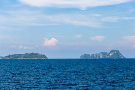 Blue Seawater with sea foam as backgroundの写真素材
